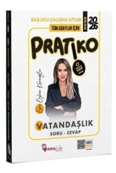 Hoca Kafası Yayınları Hoca Kafası 2026 KPSS Vatandaşlık Pratiko Soru Cevap Çalışma Kitabı - Esra Özkan Karaoğlu Hoca Kafas