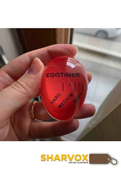 Sharvox 1 Adet Dublör Yumurta Zamanlayıcı – Egg Timer Haşlama Süresi Belirleyici Aparat