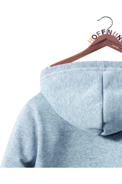 HOFFNUNG Σετ αθλητικής φόρμας με κουκούλα MONTE CARLO MONACO Unisex με φερμουάρ, oversize, με λαστιχένια πόδια