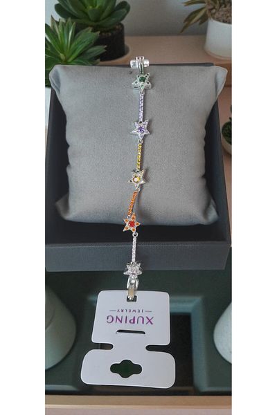 XUPING JEWELRY Silver Colored Star Bracelet