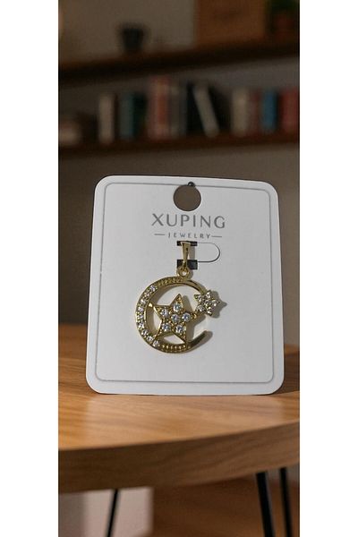 XUPING JEWELRY Moon Star Pendant