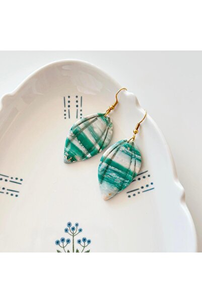 Vesce Atelier أقراط جوان مصنوعة يدوياً