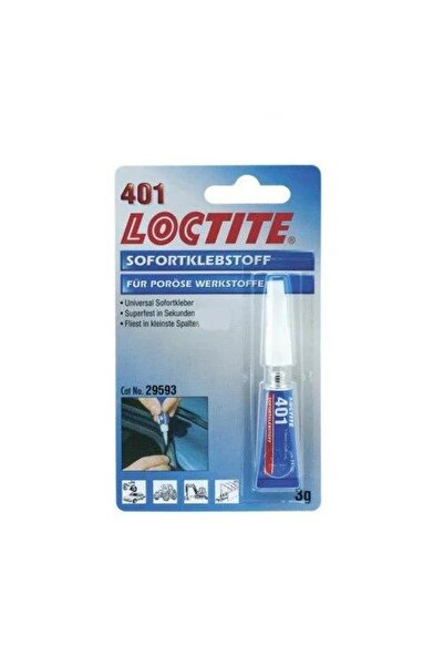 Henkel Universal fast adhesive LOCTITE 401 BC 195904, 3 gram tube, compatible...