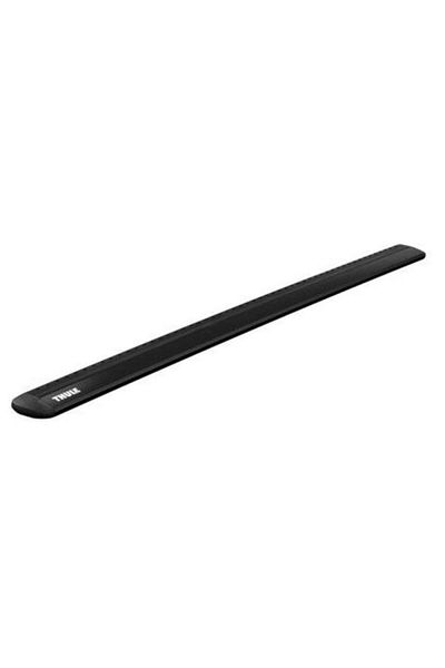 Thule Set 2 bare transversale din aluminiu WingBar EVO 118, profil aerodinamic, negru, 118 cm lungim