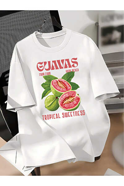 donamod Unisex Γυναικείο/Ανδρικό μπλουζάκι CHERRIES Avocado Lemon sweet Overs...