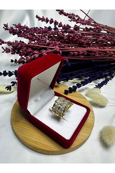 Mutenaura Stainless Steel Vip Ring Adjustable Gold