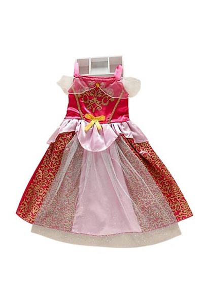 Mixbo Carnival Princess Glitter Dress for Girls, Mixbo, Satin/Tulle, Ages 5-6, Fuchsia/Pink