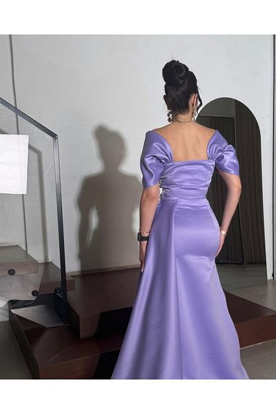 MEZON FASHION 3D mauve rose dress