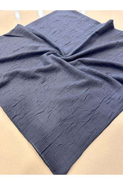 KİBAR İPEK Bambu kraş düz renk dikişli pamuklu Eşarp 100x100cm