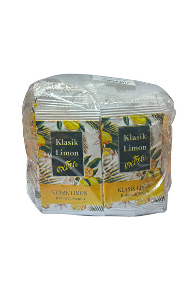 MURAT AMBALAJ & GIDA LİMON KOLONYALI ISLAK MENDİL TEKLİ PAKET 100 LÜ 5X10 CM