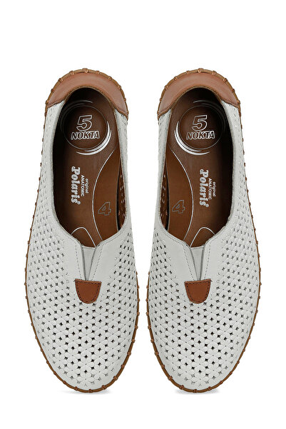 Polaris 5 Nokta 166102.Z5FX Beyaz Kadın Düz Ayakkabı