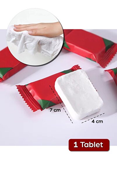 Sıkıştırılmış Tek Kullanımlık Havlu | Sihirli Tablet Havlu - 20 Adet