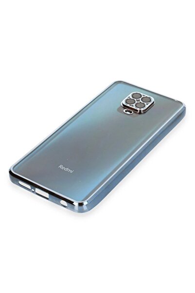 CepteToptan Myt09 Xiaomi Redmi Note 9 Pro Case Silicone with Lens - Light Blue