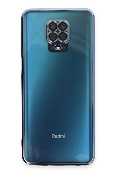 CepteToptan Myt09 Xiaomi Redmi Note 9 Pro Case Silicone with Lens - Light Blue