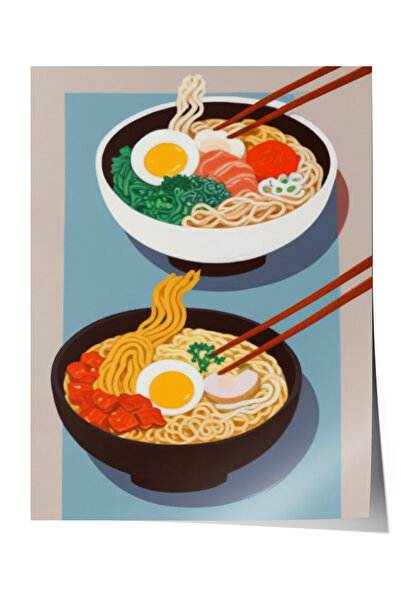 Zestia Αφίσα χωρίς πλαίσιο, Ράμεν & Αυγά – Ιαπωνική Γεύση, Διακοσμητική Αφίσα...