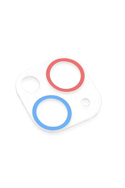 BUTİMAR'S Myt09 iPhone 13 Colorful Camera Lens Protection Glass - Pink-Blue