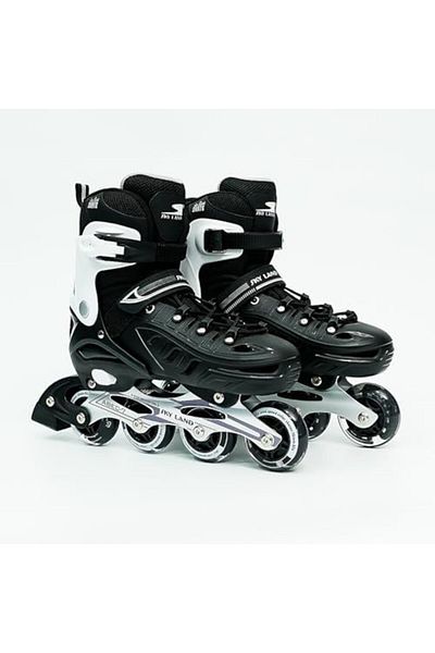 ماركة غير محددة Adjustable Inline Skates with 8 Light-Up Wheels by Sky Land | Comfortable and Safe for Kids and Teen