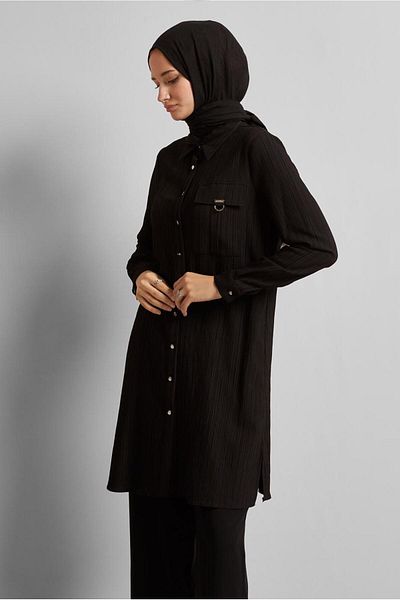 Alvina Shirt Collar Tunic 45576