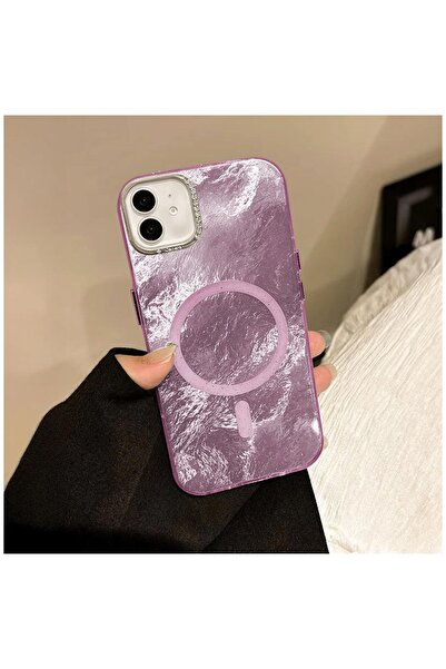 Zebana Apple iPhone 11 Uyumlu Kılıf Glow Taşlı Silikon Kılıf (Kablosuz Şarj) ...