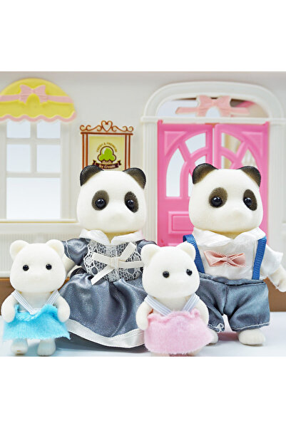 Choice6 G04-K05 أرنب عيد الفصح 1:12 محاكاة غابة عائلة رنة باندا حيوان بيت الد...