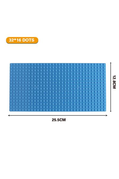 Choice7 32x16 أزرق فاتح 32x32 32x16 نقاط لوحات قاعدة كلاسيكية MOC DIY طوب بلاستيكي لوحات قاعدة أبعاد المدينة