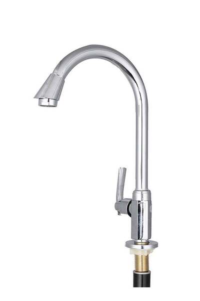 fun zone Rotating Kitchen Sink Basin Tap Silver