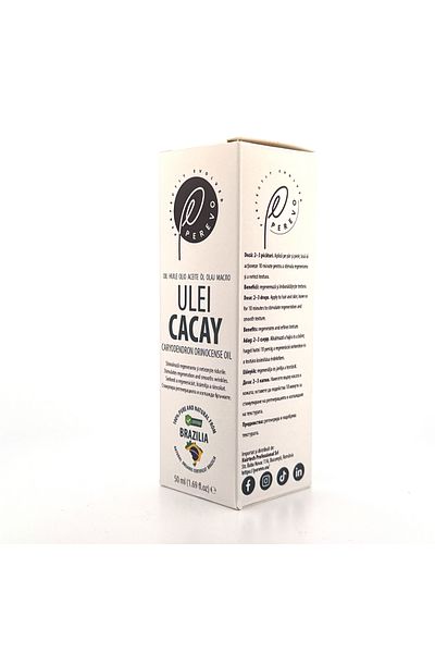 Perevo Ulei de Cacay 50 ml, 100% Pur, Anti-Aging , Retinol , Hidratare Intensă