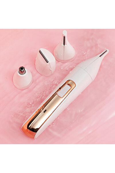 KHAJUL ماكينة حلاقة كهربائية للنساء، 4 في 1 قابلة لإعادة الشحن عبر USB لتشذيب...