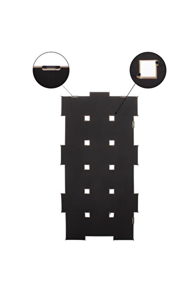 SERSIMO Wall photo frame, collage of 18 photos, 47x93cm, white