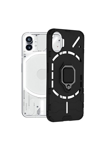 OEM Case for Nothing Phone (1), Silicone Shield, Metal, Black