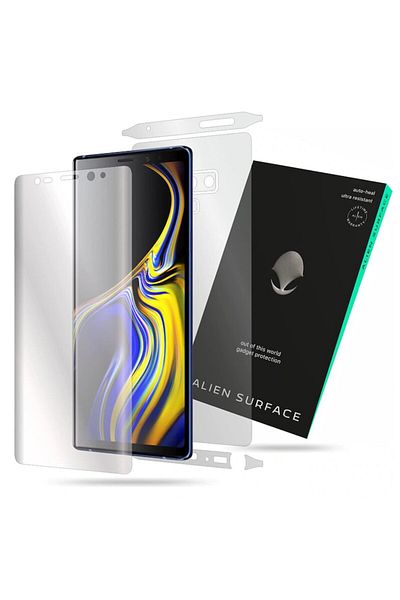 OEM Protector de ecran pentru Samsung Galaxy Note 9, ecran+margini+spate, polimer, transparent