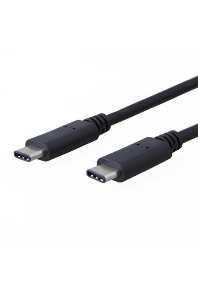 Lanberg Καλώδιο USB-C Αρσενικό/Αρσενικό 2.0 1M Μαύρο