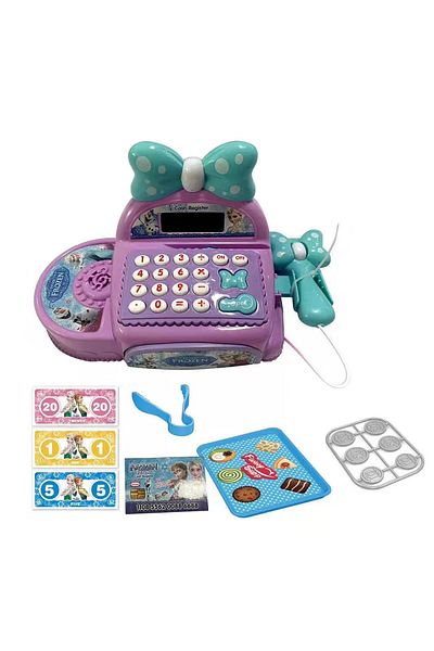 Toybox Cash Register Toy Role Play Electric Toy With Light And Music - Frozen Princess