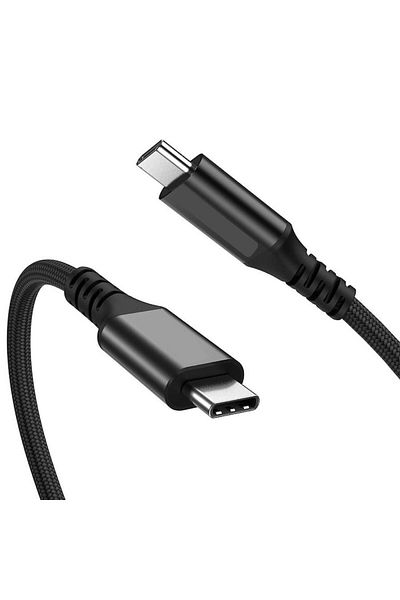SOHO Cablu de date cu încărcare super rapidă USB-C la USB-C 3.2 Gen 2, 100W PD, negru