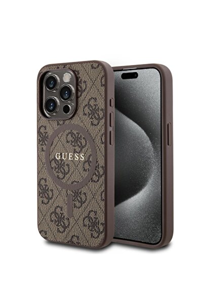 Diversity Husă de protecție pentru iPhone 15 Pro, Smart, V62, piele, maro des...