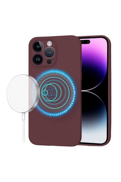 Diversity Husa Protectie pentru iPhone 14 Pro Max, Protect, S45, Panza, Plum ...