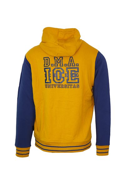 Ice Iceberg HOODED BOTT. SWEATSHIRT - YELLOW