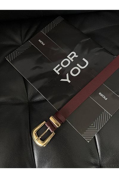 FioriModa Bridge Buckle End Suit Women's Trouser Belt, Jacket Belt, Dress Belt, Shirt Belt