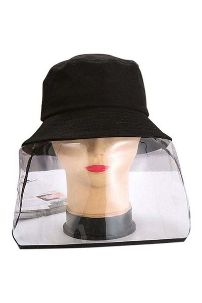 fun zone Generic Adjustable Anti-Saliva And Anti-Dust Face Protective Cap Black