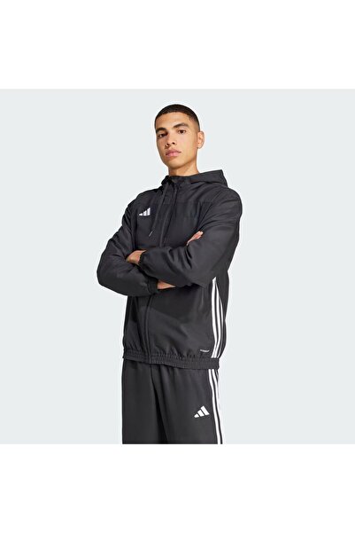 adidas JC5435 Tiro Es W Hood Erkek Spor Ceket Siyah
