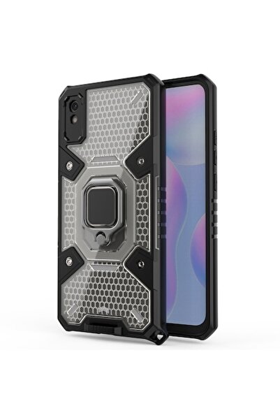 dalip Carcasă pentru Xiaomi Redmi 9A/Redmi 9AT, Techsuit Honeycomb Armor, Neagră