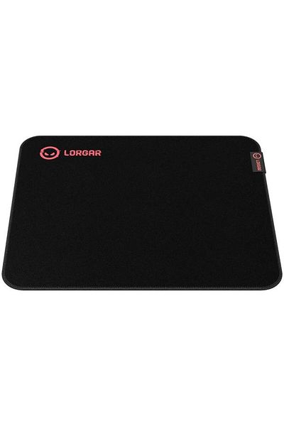 LORGAR Mousepad Gaming Main 323 360x300, Black/Red