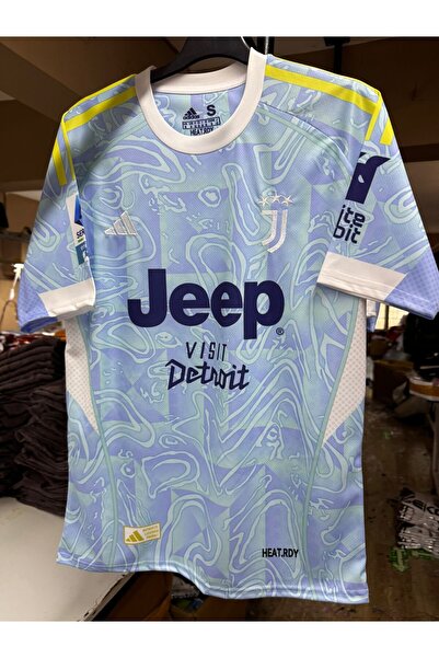 FEEL STYLE Juventus 2025/26 Yeni Sezon İsimsiz Deplasman Forması (Mavi)