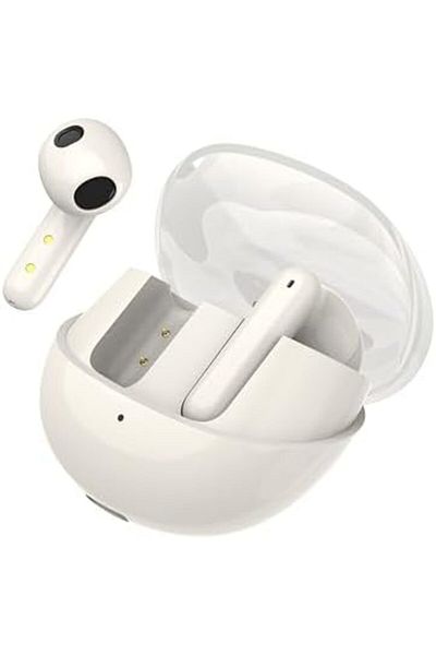 PEJE L10 Wireless Earbuds – Bluetooth 5.4, ANC, Powerful Bass, 7H Playtime, IPX4 Sweatproof, Fast