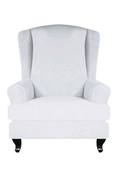 fun zone Generic Recliner Stretch Sofa Slipcover White