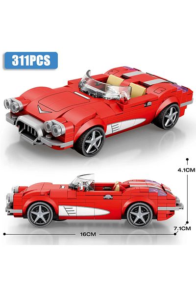Choice1 311PCS Car Series Building Blocks Sports Racing Speed Car Model Bricks Adult Desktop Display DIY Edu