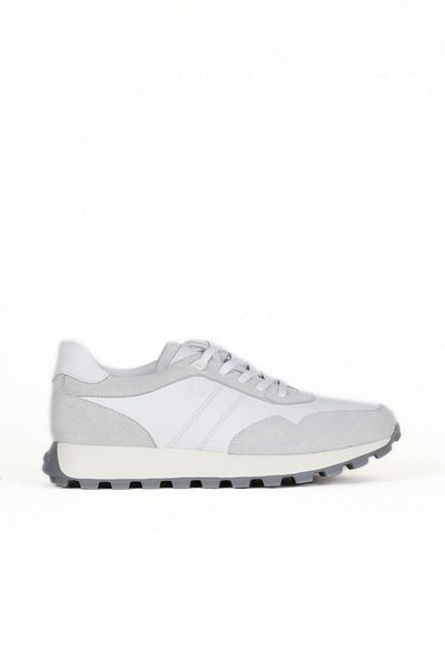 Bueno Shoes White Suede-Atlas Men's Sports Shoes 07Ma2790E2224