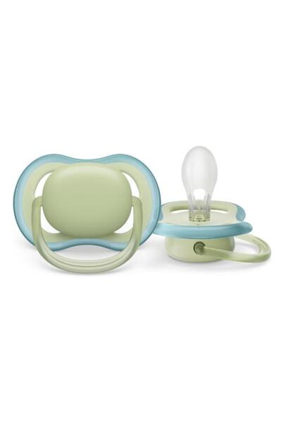 Philips Avent Σετ 2 πιπίλες Philips-Avent SCF085/21, Πιπίλα Ultra Air 0-6 μηνών, Ορθοδοντική, χωρίς BPA (Μπεζ)