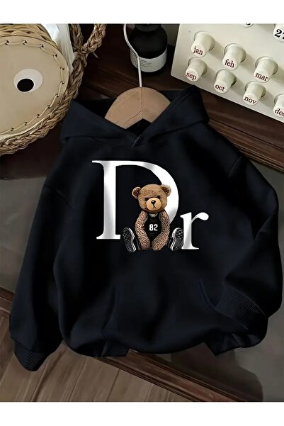 H&GHAMLEGİYİM Sevimli Ayı Baskı Sweatshirt,