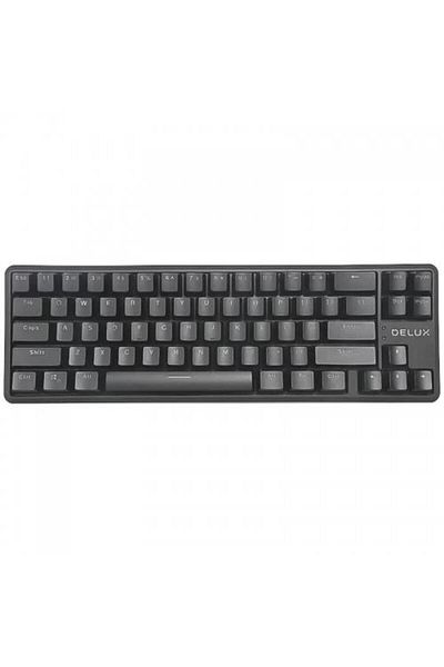 Delux Tastatura Gaming Mecanica KM32, Bluetooth, USB, RGB (Negru)